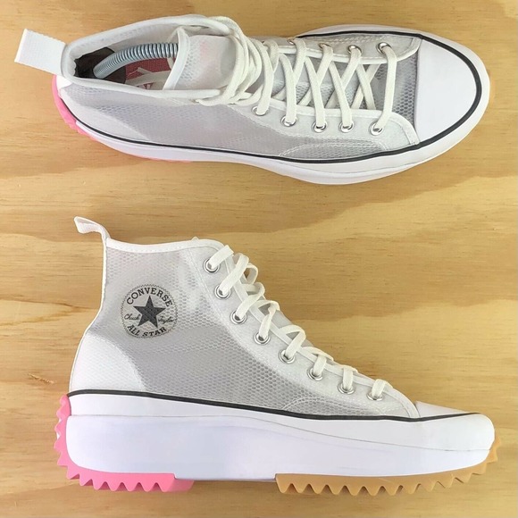 Converse Shoes | Converse Run Star Hike High Top Platform White | Poshmark